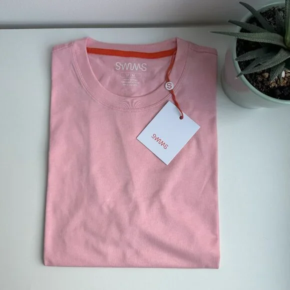 SWIMS - Men's Aksla T Shirt - Blush Pink (M) - Picture 9 of 10